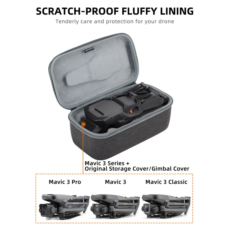 Sunnylife Storage Bag Handbag, For DJI Mavic 3 Classic / 3 Kit Bag, For DJI Mavic 3 Classic / 3 Drone Body Bag