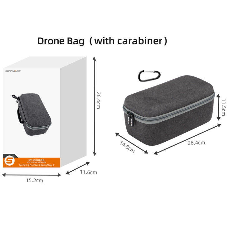 Sunnylife Storage Bag Handbag, For DJI Mavic 3 Classic / 3 Kit Bag, For DJI Mavic 3 Classic / 3 Drone Body Bag