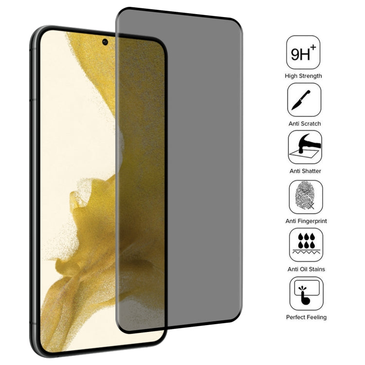 Film de protection en verre trempé 3D incurvé, anti-empreintes digitales, pour Samsung Galaxy S22 5G, S22+ 5G et S22 Ultra 5G