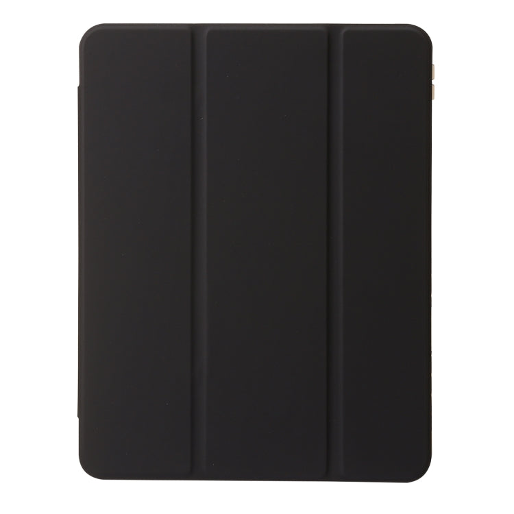 Clear Acrylic 3-Fold Leather Tablet Case, For iPad 10th Gen 10.9 2022, For iPad Air 11 2025 / 2024, For iPad Air 13 2025 / 2024