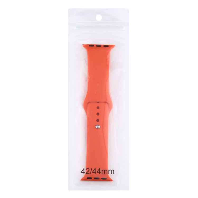 Silicone Watch Replacement Strap, Short Section (female), For Apple Watch Ultra 49mm / Series 8&7 45mm / SE 2&6&SE&5&4 44mm / 3&2&1 42mm