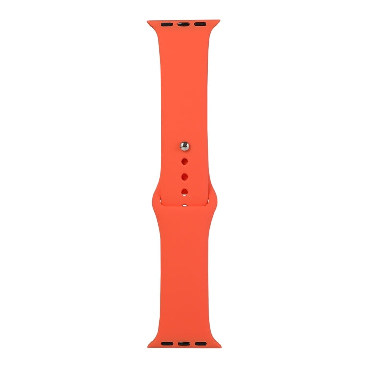 Silicone Watch Replacement Strap, Short Section (female), For Apple Watch Ultra 49mm / Series 8&7 45mm / SE 2&6&SE&5&4 44mm / 3&2&1 42mm