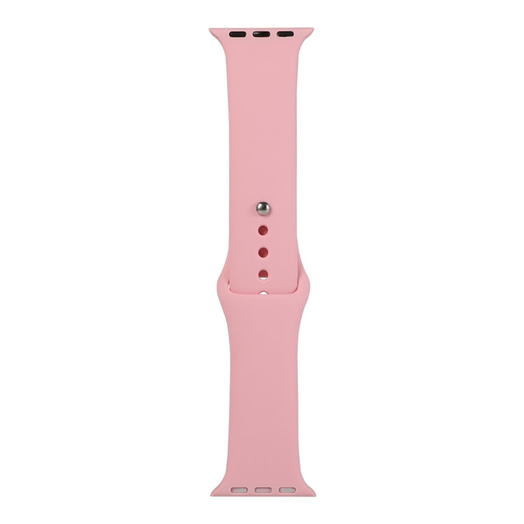 Silicone Watch Replacement Strap, Short Section (female), For Apple Watch Ultra 49mm / Series 8&7 45mm / SE 2&6&SE&5&4 44mm / 3&2&1 42mm