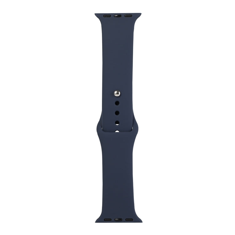 Silicone Watch Replacement Strap, Short Section (female), For Apple Watch Ultra 49mm / Series 8&7 45mm / SE 2&6&SE&5&4 44mm / 3&2&1 42mm