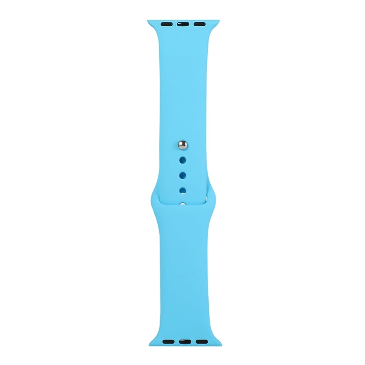 Silicone Watch Replacement Strap, Short Section (female), For Apple Watch Ultra 49mm / Series 8&7 45mm / SE 2&6&SE&5&4 44mm / 3&2&1 42mm