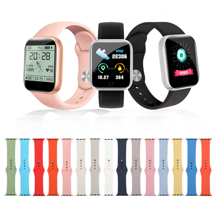 Silicone Watch Replacement Strap, Short Section (female), For Apple Watch Ultra 49mm / Series 8&7 45mm / SE 2&6&SE&5&4 44mm / 3&2&1 42mm