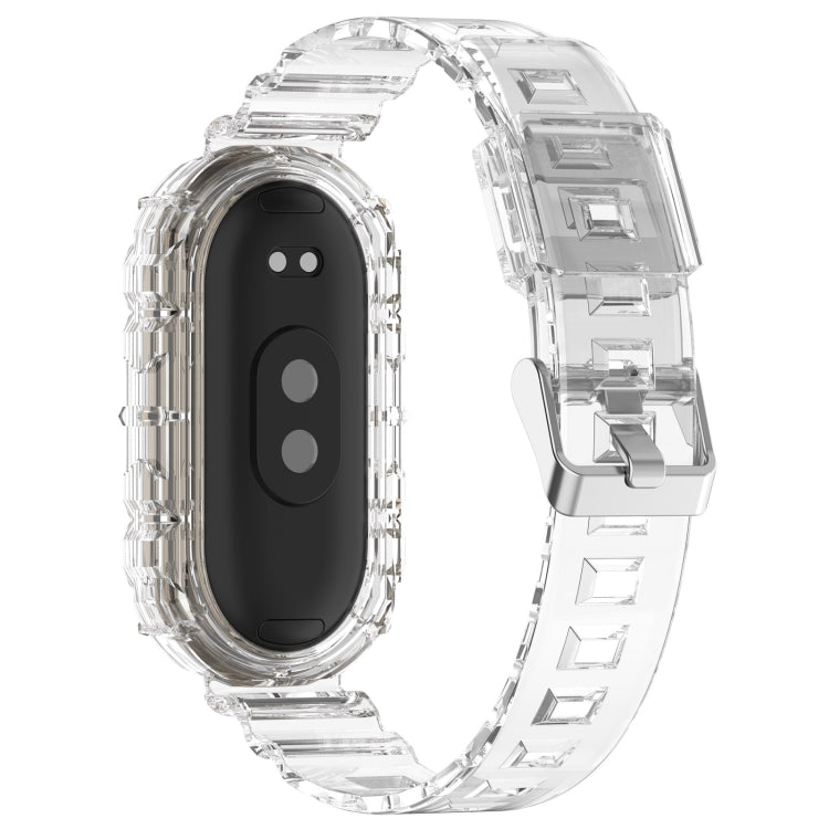 Integrated Transparent Silicone Watch Band, For Xiaomi Mi Band 8