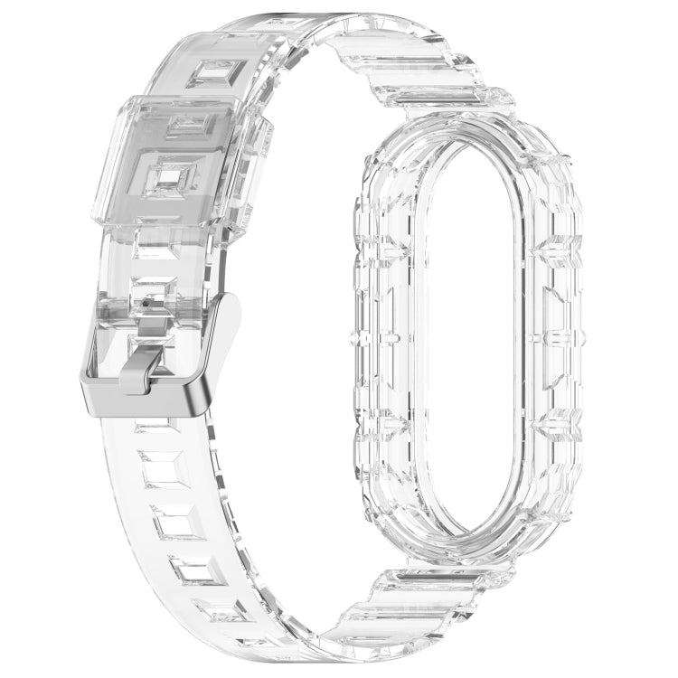 Integrated Transparent Silicone Watch Band, For Xiaomi Mi Band 8