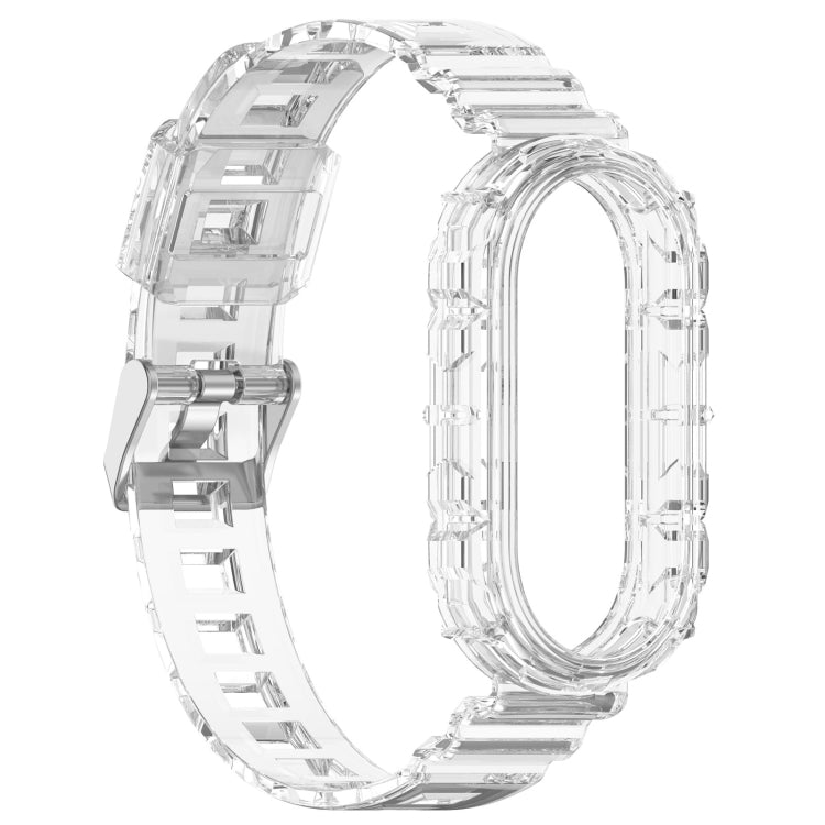 Integrated Transparent Silicone Watch Band, For Xiaomi Mi Band 8