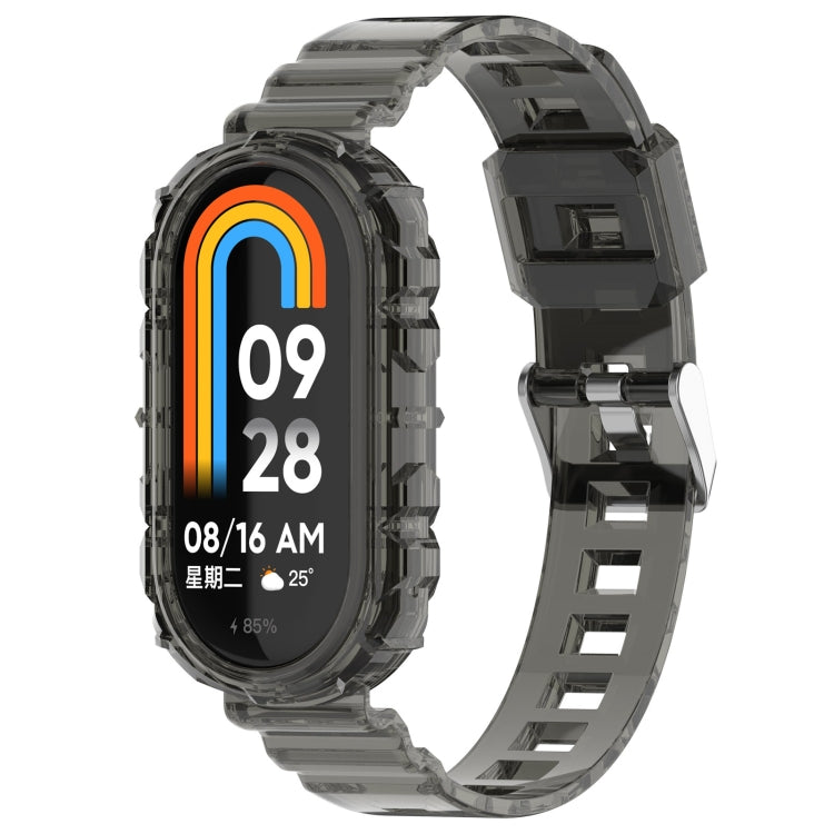 Integrated Transparent Silicone Watch Band, For Xiaomi Mi Band 8