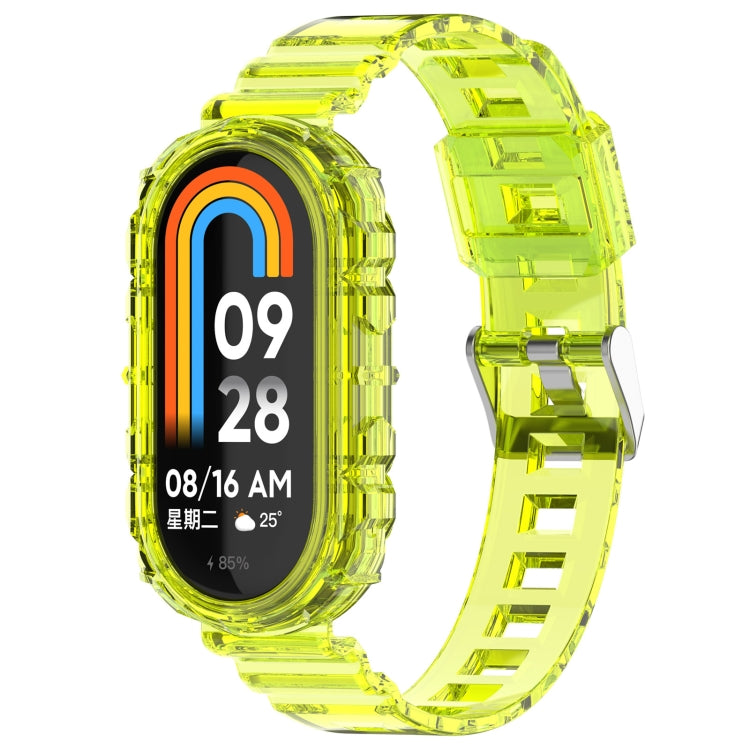 Integrated Transparent Silicone Watch Band, For Xiaomi Mi Band 8