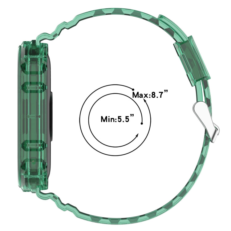 Integrated Transparent Silicone Watch Band, For Xiaomi Mi Band 8