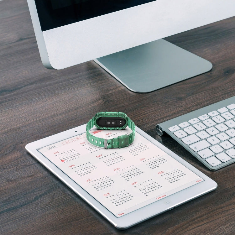 Integrated Transparent Silicone Watch Band, For Xiaomi Mi Band 8