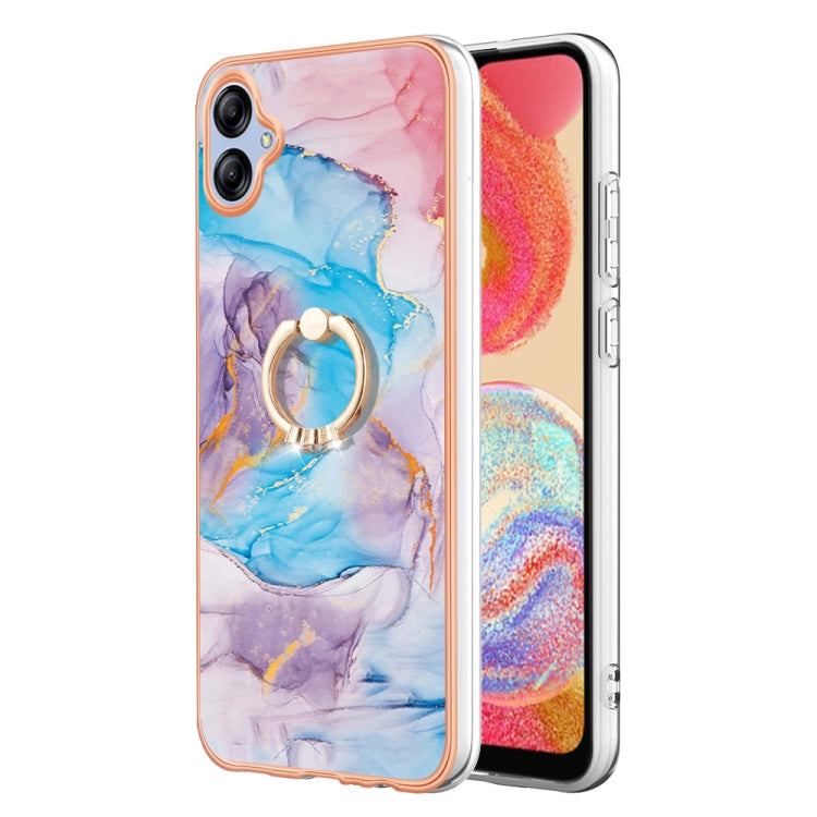 Electroplating IMD TPU Phone Case with Ring, For Samsung Galaxy A04e