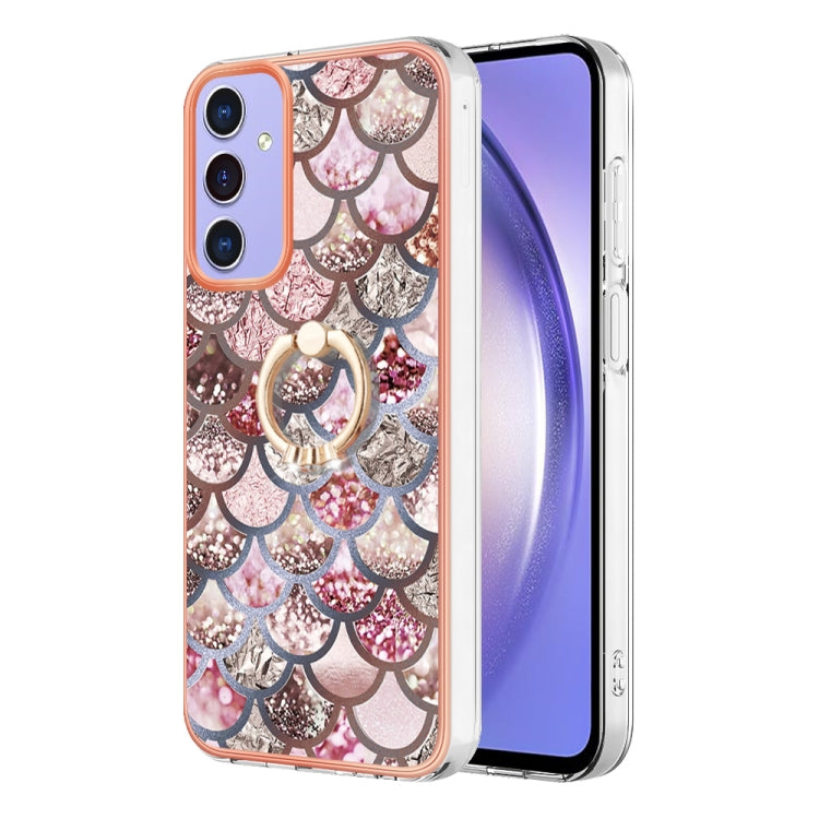 Electroplating IMD TPU Phone Case with Ring, For Samsung Galaxy A55 5G, For Samsung Galaxy A35 5G, For Samsung Galaxy A15 5G, For Samsung Galaxy A05