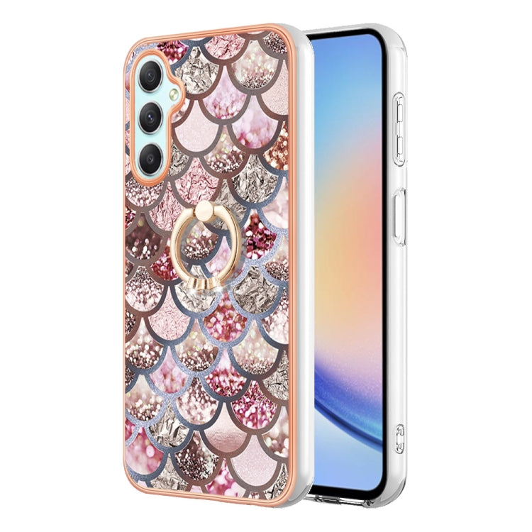 Electroplating IMD TPU Phone Case with Ring, For Samsung Galaxy A05s, For Samsung Galaxy A25 5G, For Samsung Galaxy S23 FE 5G, For Samsung Galaxy A24 4G