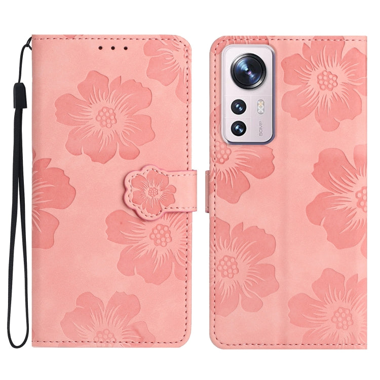 Flower Embossing Pattern Leather Phone Case, For Xiaomi 12 Pro, For Xiaomi 12T  / 12T Pro, For Xiaomi 13, For Xiaomi 13 Pro