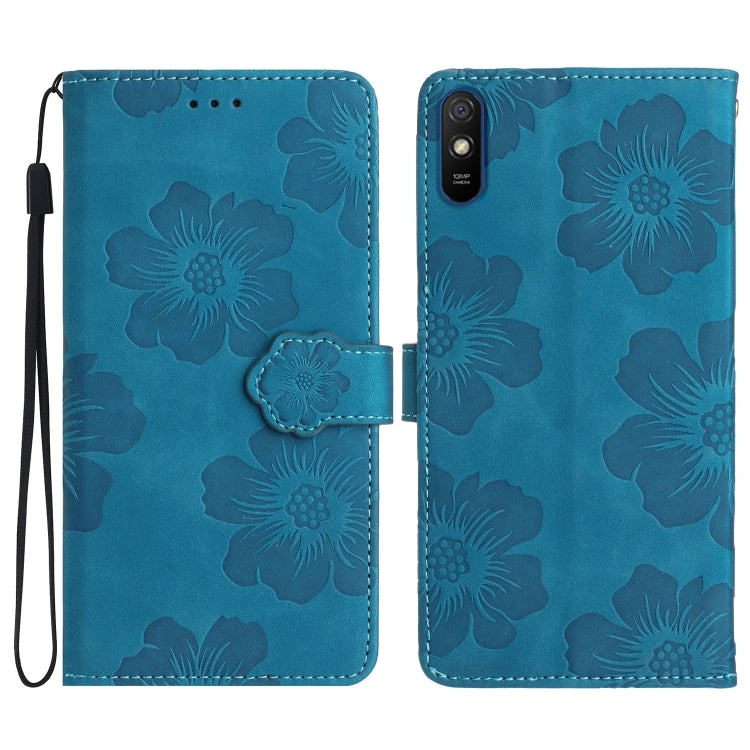 Flower Embossing Pattern Leather Phone Case