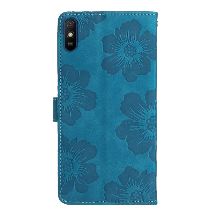 Flower Embossing Pattern Leather Phone Case
