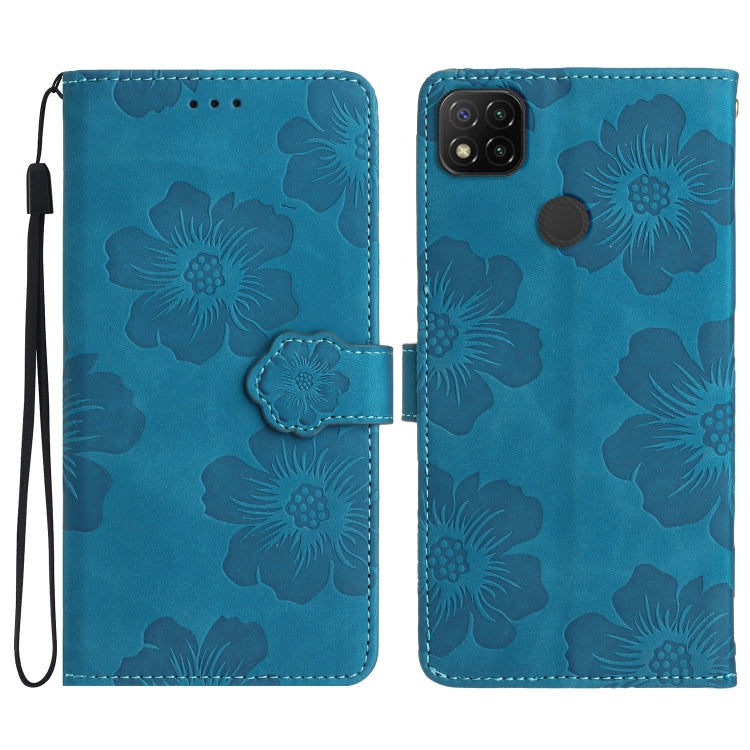 Flower Embossing Pattern Leather Phone Case