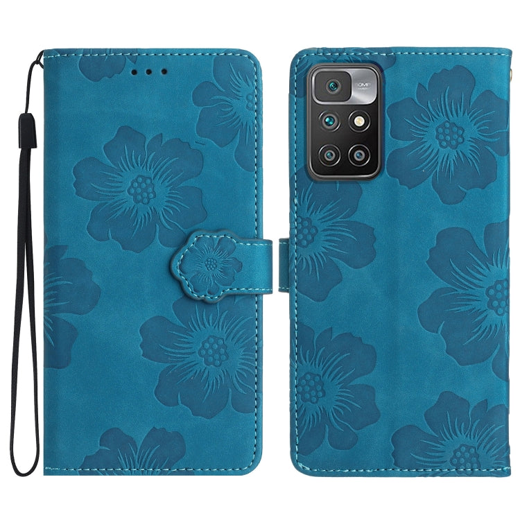 Flower Embossing Pattern Leather Phone Case