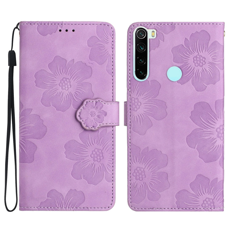 Flower Embossing Pattern Leather Phone Case