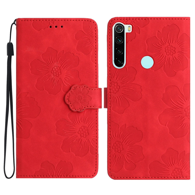 Flower Embossing Pattern Leather Phone Case