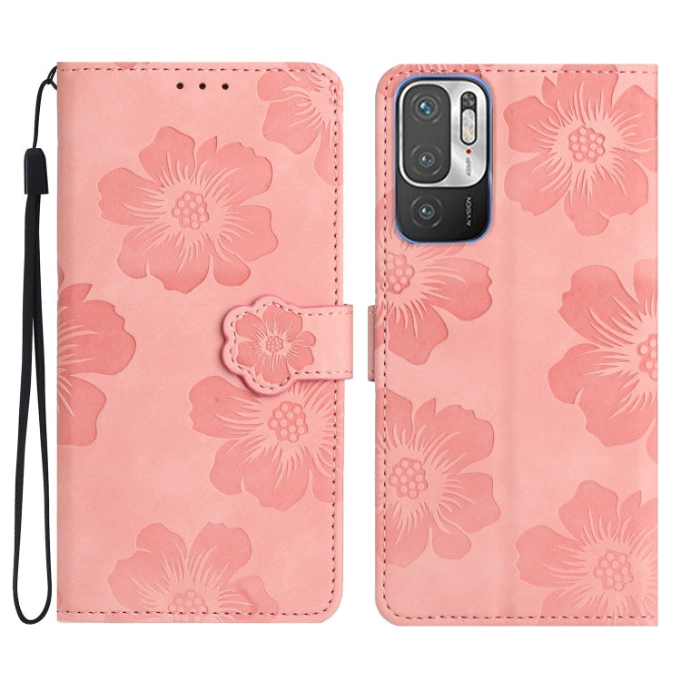 Flower Embossing Pattern Leather Phone Case