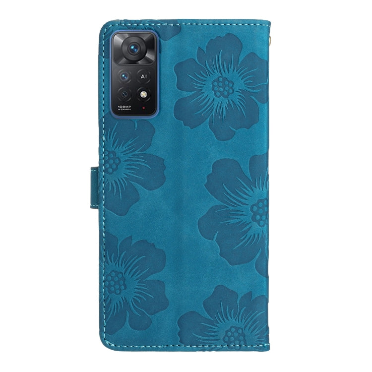 Flower Embossing Pattern Leather Phone Case