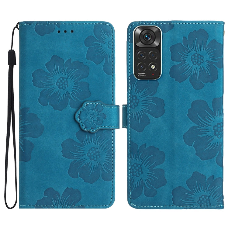 Flower Embossing Pattern Leather Phone Case