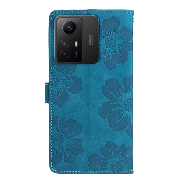Flower Embossing Pattern Leather Phone Case
