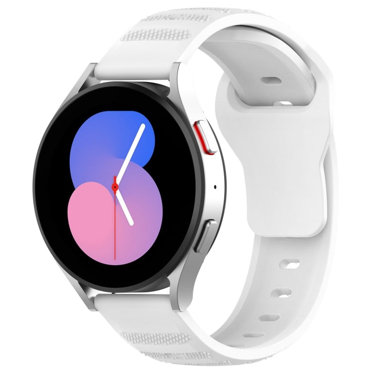 Universal Dots Pattern Silicone Replacement Watch Band, 20mm, 22mm