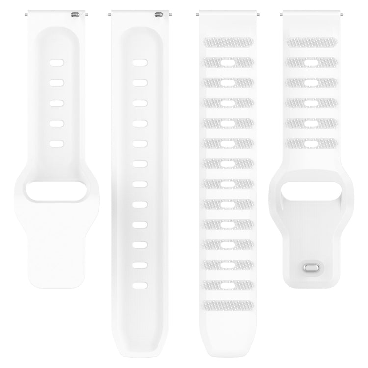 Universal Dots Pattern Silicone Replacement Watch Band, 20mm, 22mm