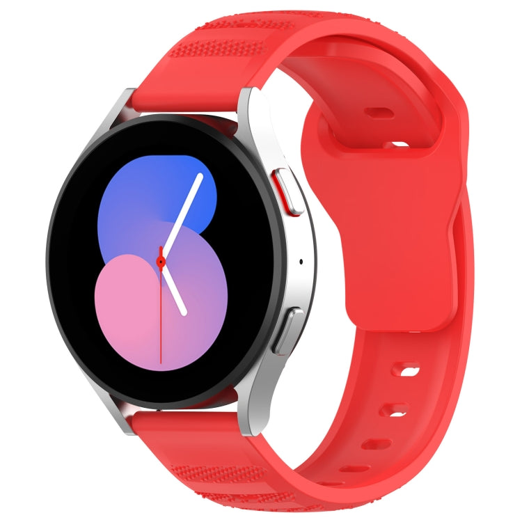 Universal Dots Pattern Silicone Replacement Watch Band, 20mm, 22mm