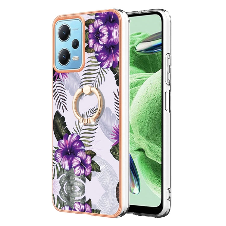 Electroplating IMD TPU Phone Case with Ring, For Xiaomi Redmi Note 12 5G Global/Poco X5 5G, For Xiaomi Redmi 12C/11A 4G Global, For Xiaomi 13 Lite 5G, For Xiaomi Redmi Note 12 Pro Speed