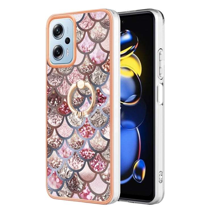 Electroplating IMD TPU Phone Case with Ring, For Xiaomi Redmi A1, For Xiaomi Redmi Note 11T Pro/Note 11T Pro+, For Xiaomi Redmi 10C, For Xiaomi Poco X4 Pro 5G