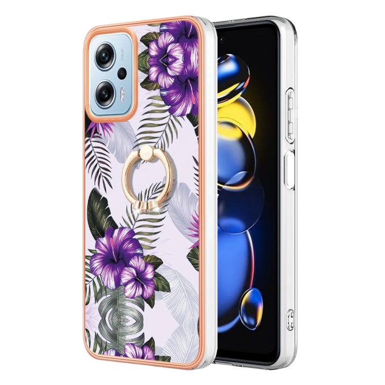 Electroplating IMD TPU Phone Case with Ring, For Xiaomi Redmi A1, For Xiaomi Redmi Note 11T Pro/Note 11T Pro+, For Xiaomi Redmi 10C, For Xiaomi Poco X4 Pro 5G