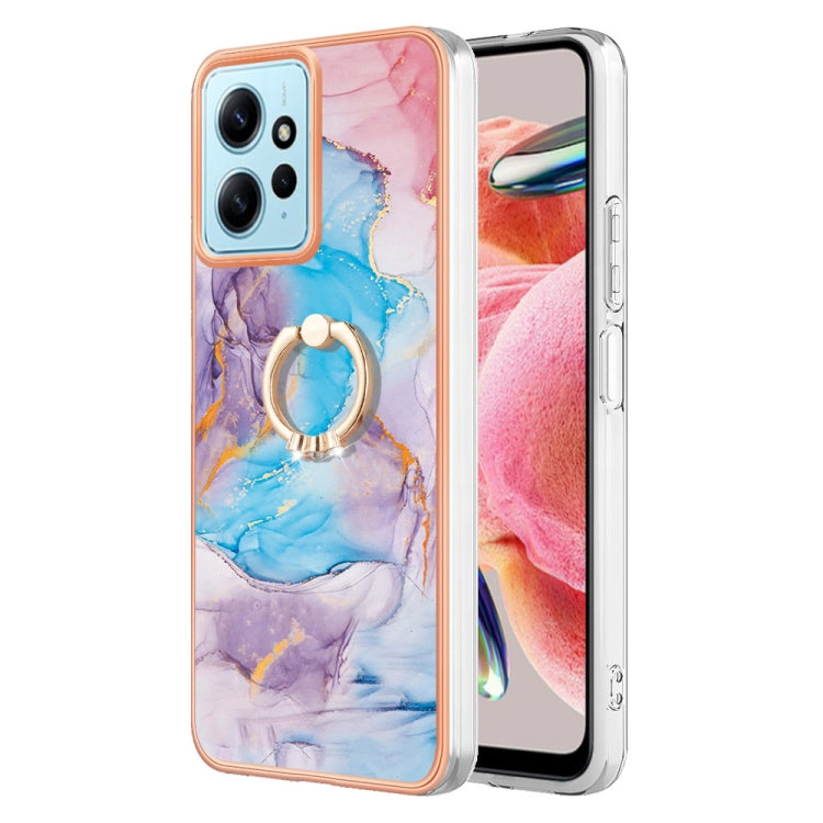 Electroplating IMD TPU Phone Case with Ring, For Xiaomi Redmi Note 12 4G Global, For Xiaomi Redmi Note 12 Pro+ Global, For Xiaomi Redmi Note 12 Pro 5G Global, For Xiaomi Poco X5 Pro 5G