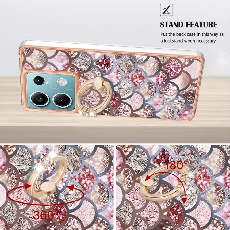 Electroplating IMD TPU Phone Case with Ring, For Xiaomi Redmi Note 13 5G Global, For Xiaomi Redmi 13C 4G, For Xiaomi Redmi Note 13 Pro+ 5G, For Xiaomi Redmi Note 13 Pro 5G Global