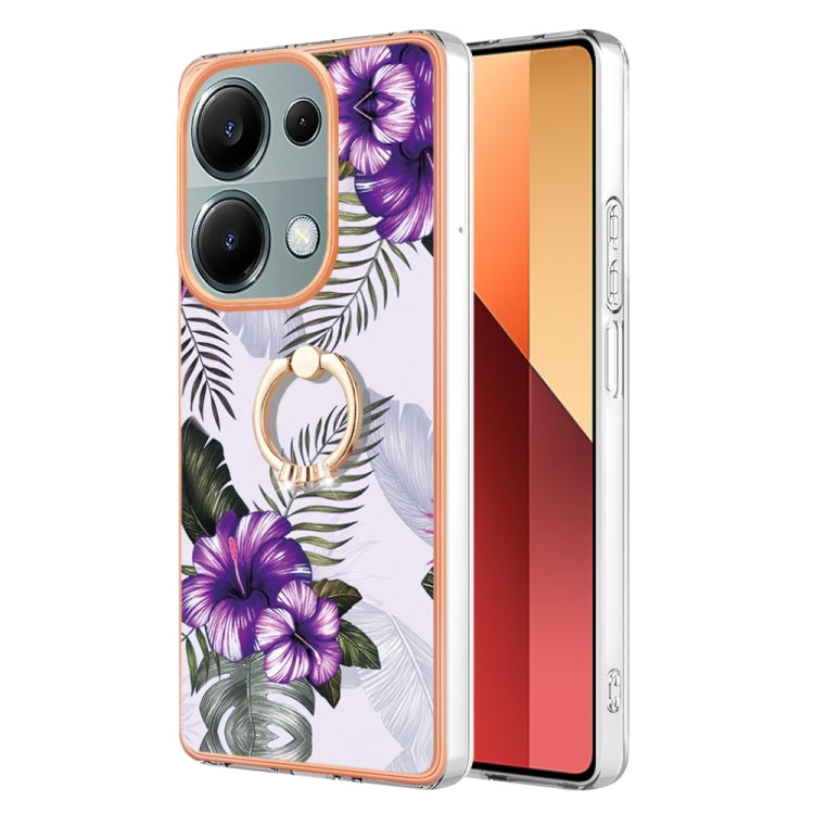 Electroplating IMD TPU Phone Case with Ring, For Xiaomi Redmi Note 13 Pro 4G/Poco M6 Pro 4G, For Xiaomi Redmi A3, For Xiaomi Redmi Note 13 4G, For Xiaomi Poco X6 Pro / Redmi K70E