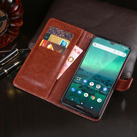 Detailed Crazy Horse leather texture pattern on durable protective phone case