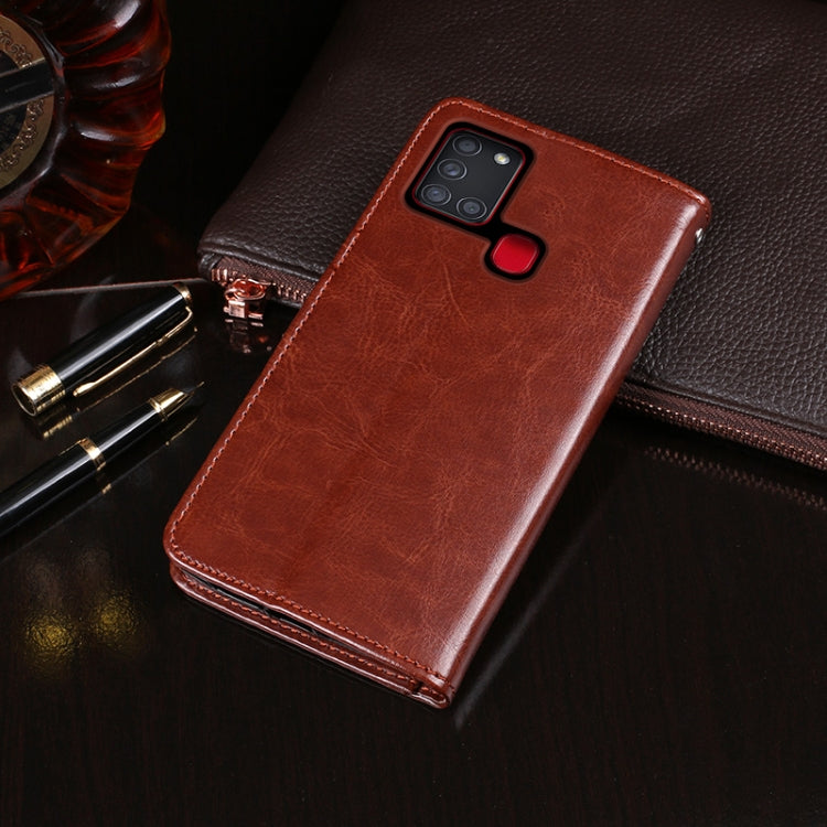 idewei 30053A Crazy Horse Texture Horizontal Flip Leather Case with Holder & Card Slots & Wallet, For Samsung Galaxy A21s, For Samsung Galaxy A41, For UMIDIGI A7 Pro