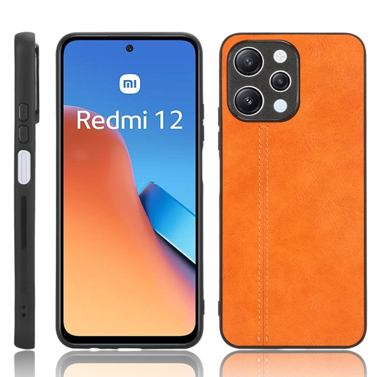 Sewing Cow Pattern Skin PC + PU + TPU Phone Case