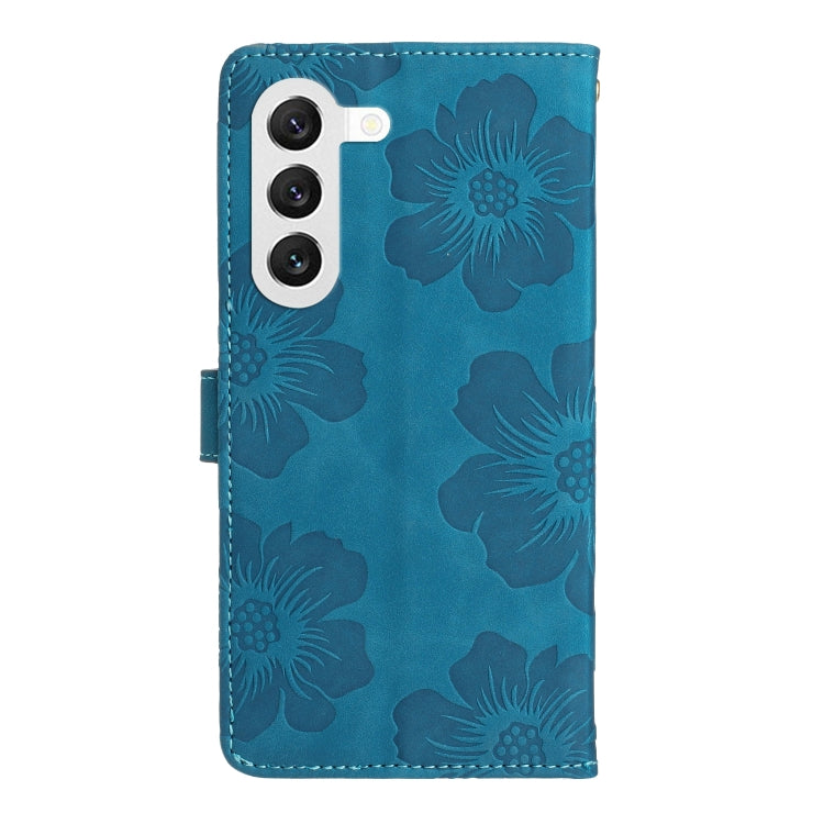 Flower Embossing Pattern Leather Phone Case