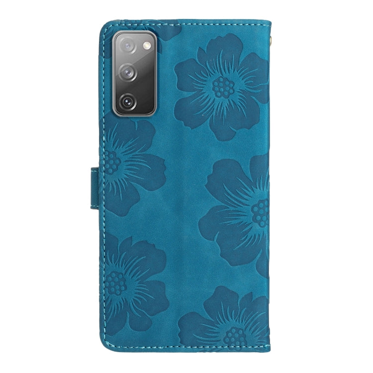 Flower Embossing Pattern Leather Phone Case
