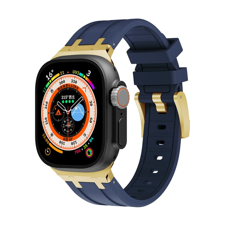 Bracelet de montre AP en silicone pour Apple Watch 8 41 mm et 45 mm