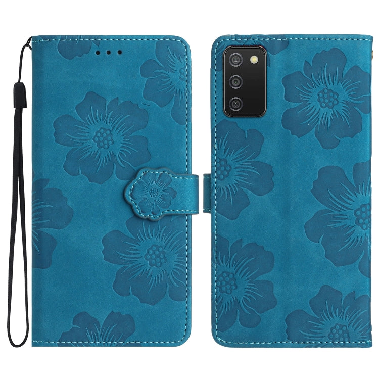 Flower Embossing Pattern Leather Phone Case