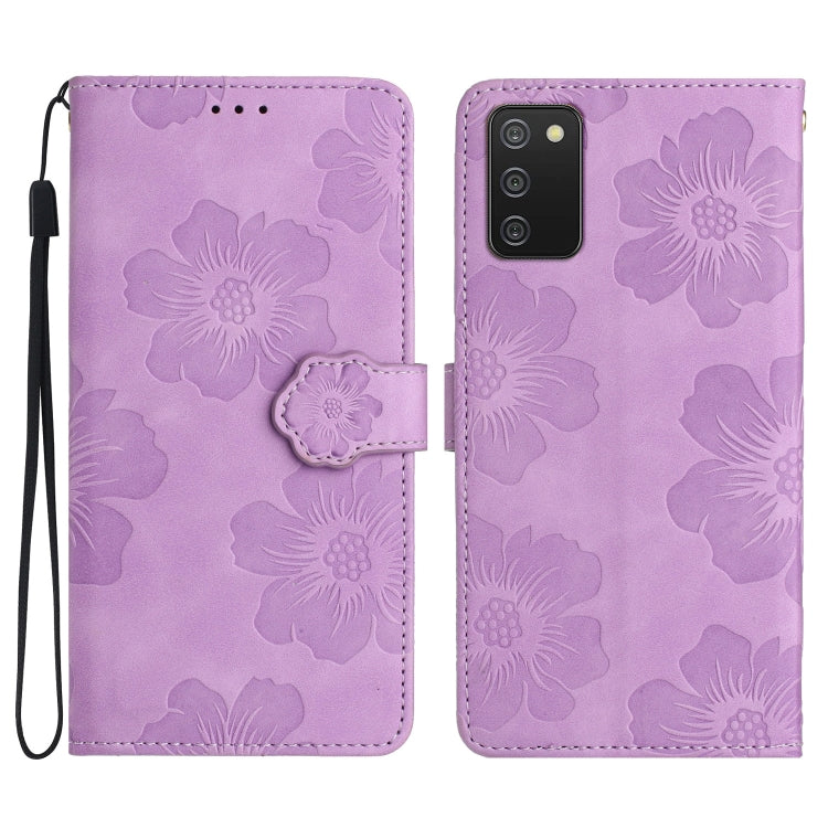 Flower Embossing Pattern Leather Phone Case, For Samsung Galaxy S24 Ultra 5G, For Samsung Galaxy S24+ 5G, For Samsung Galaxy A02s EU, For Samsung Galaxy A05
