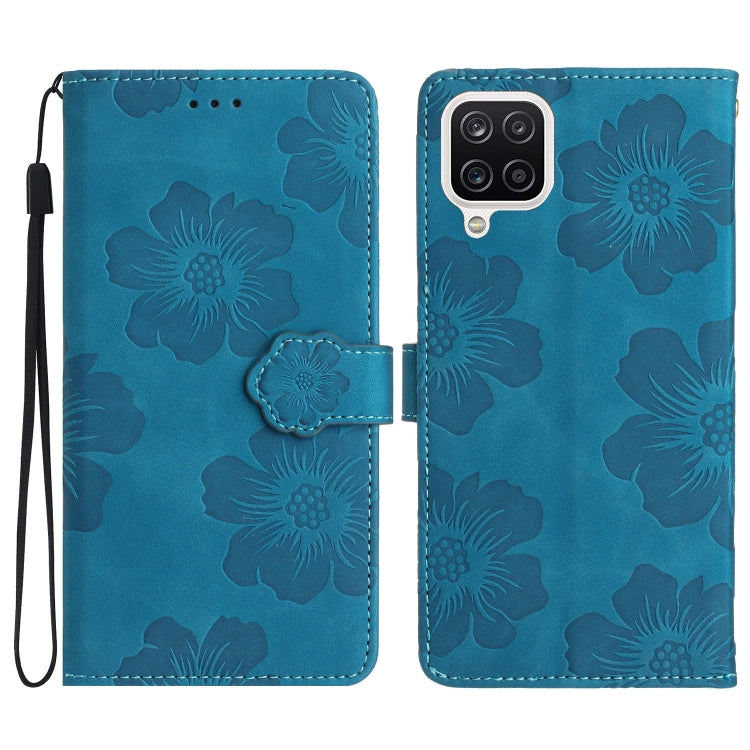 Flower Embossing Pattern Leather Phone Case