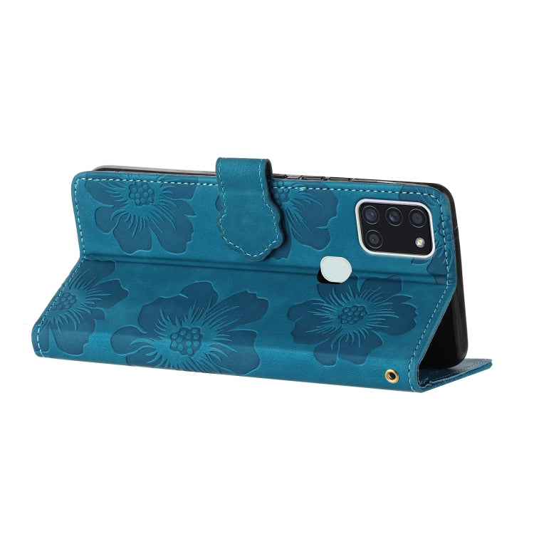 Flower Embossing Pattern Leather Phone Case